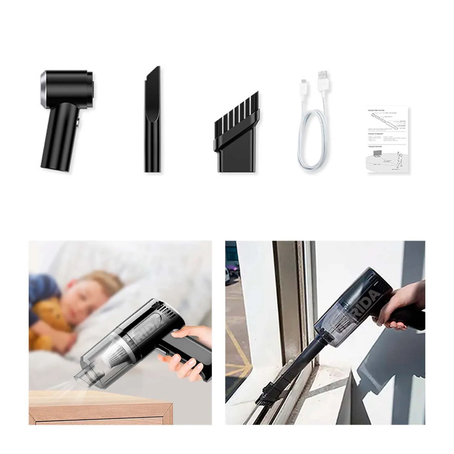 Mini Aspiradora Portatil Recargable